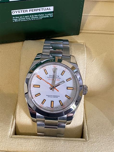 foto rolex milgauss numero modello